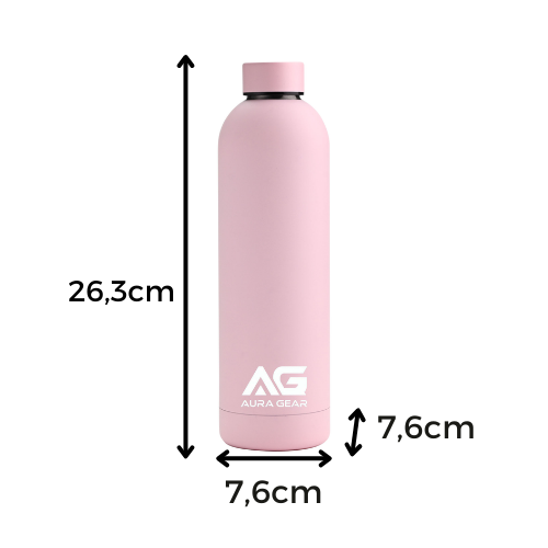 Rostfritt stål vattenflaska 750ml